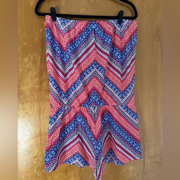 Shoshanna  Chevron, tapestry strapless romper size L, NWT - Picture 6 of 7